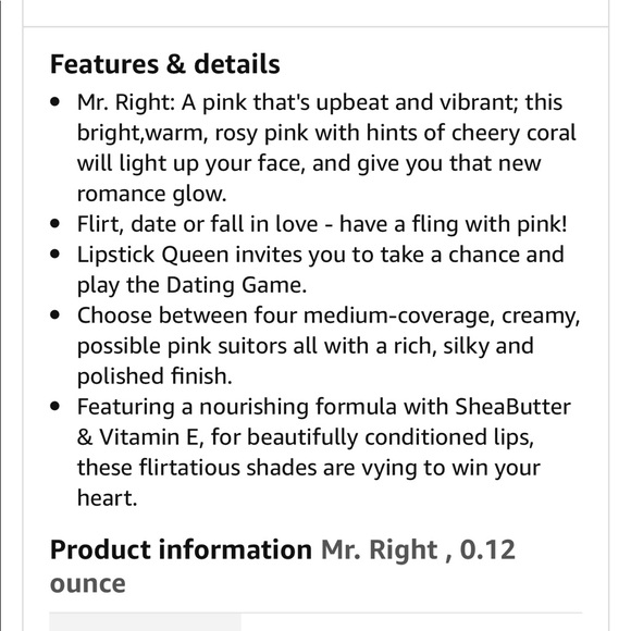 💋💄Lipstick Queen Mr. Right, full size💄💋 - Picture 4 of 8